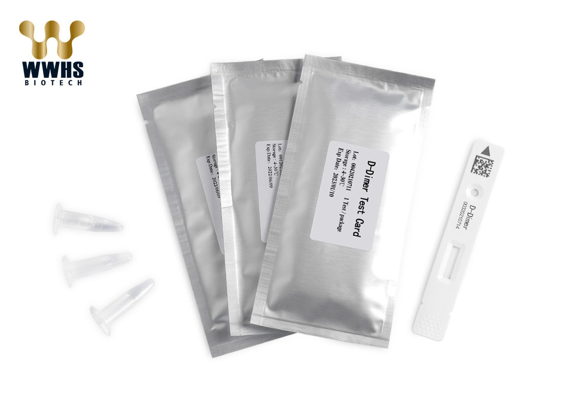DDimer Rapid Test Kit IFA Colloidal Gold IVD Blood Diagnostic Kit
